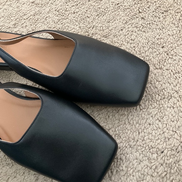 Mansur Gavriel Square Toe Slingback Flats - Picture 4 of 7